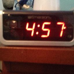Hi I'm Gabrielle Madden's alarm clock
I tell time and occasionally piss people off