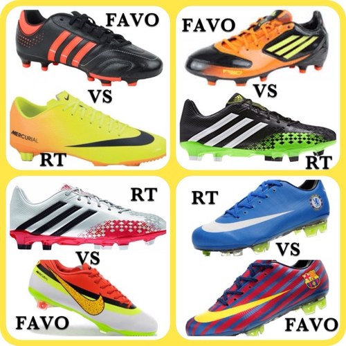Kies jou Favoriete voetbalschoenen!