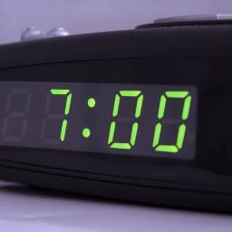 Seven o'clock, every morning. For a week, at least, as abnosomely as possible. Follows back!