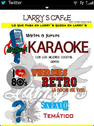Larry's Café Retro-Sport Bar & KARAOKE LO QUE PASA EN LARRY'S, QUEDA EN LARRY'S