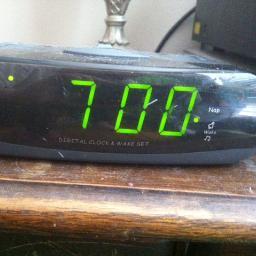 I'm just your average alarm clock. A Walmart special made in China. My owner is not a morning person. She is not kind or gentle with my snooze button.