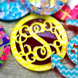 Custom Monogram Keychains and Personalized Jewelry