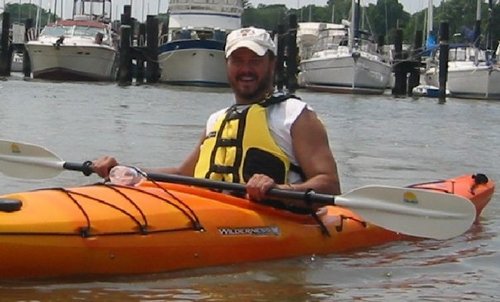 Maryland true - love being on the water.....WITH a paddle