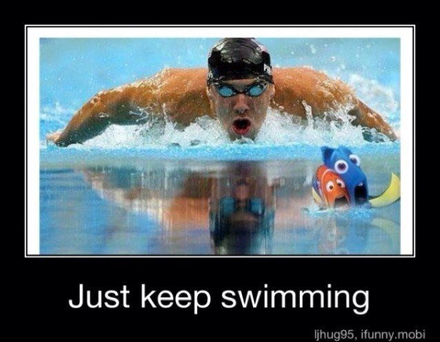 On SVSU's Men's Swim and Dive Team and proud to be Red