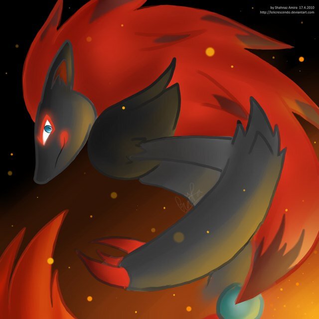 I'm Yoru my mother is @NightDazeZorua My farther is @LucarioPKM and my brother is @AurasphereRiolu my trainer is @RockStarShoot