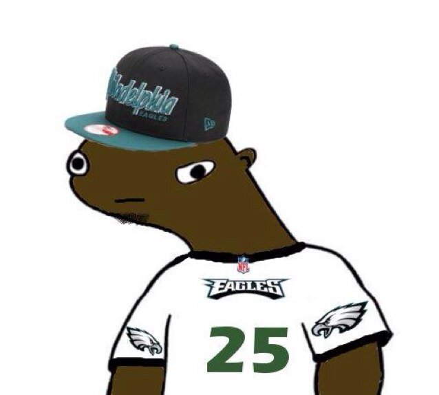 Eye am teh startin RB fer teh Philee Eaguls. Rily Cuper thinks am an nigur. (Not affiliated with LeSean McCoy or the Eagles) Created 8/12/13.