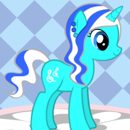 Hello! My name's Silent Melody. Just call me Mel though. I like to  make all sorts of instruments!