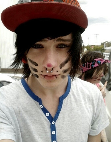 I love my baby so much. Hurt him and I will gladly hang you by your balls and make sure you never see light again :-) ~Aleks