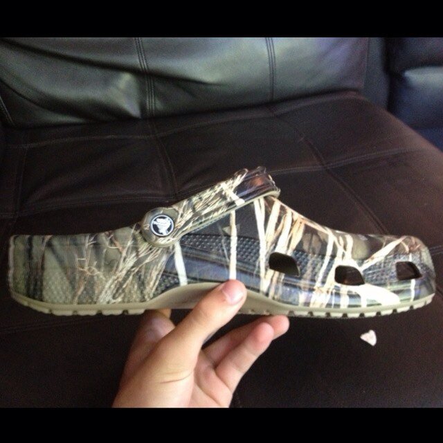 Just some camo crocs