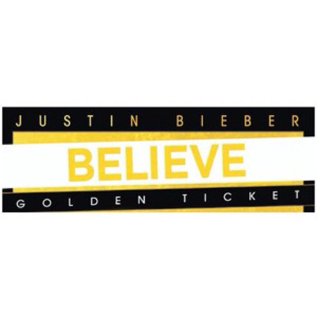 First of all i'm #teambieber then we got 500 Golden Tickets for you guys, you must follow this account and biebs account to, we'll choose randomly, good luck.