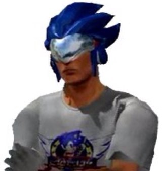 The Blue Blur himself. I'm Sonic Man! I fight for truth, justice, and the Soleanna way! As long as I'm around, you need not lock your doors! I'M THE REAL SONIC!