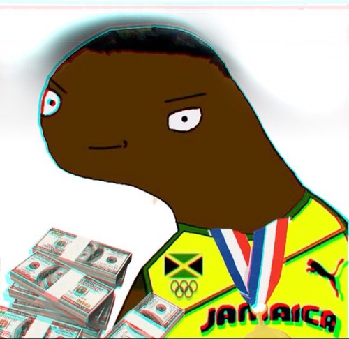| Original Usain Bolt Toon | I kaddle ;) biches and brake rekords |