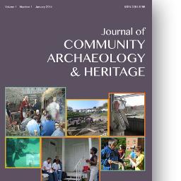 Official Twitter account for the Journal of Community Archaeology and Heritage https://t.co/tyDmS94AKx. RT does not mean endorsement.