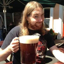 Young man with a beard, interested in stuff, heavy metal, nature and things.