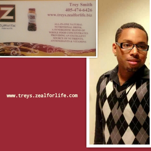 hi. it's Jaylen! I'm a network marketer for Zurvita(Zeal). I want you on my team! If you want to work from home contact me at 405-474-6426. Thanks!
