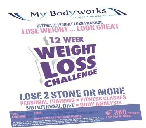 My Bodyworks Fitness & Muscle Therapy. Personal training for weight loss, Pilates, Spinning, Kettlebells, Thump Boxing, Rip60, Core & Circuits & Sports massage