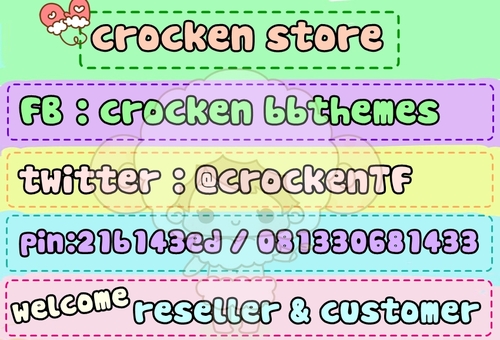 Maker (: Selling all about theme & Font.
Let's order and you'll get best server from us! | CP: 21b143ed (OFF) / text 081330681433 -- sertakan nama dan pin bb