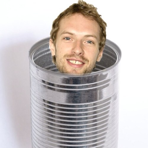 Oh can you do the can-can Chris Martin can  can-can while he's in a tin can lalalalalala