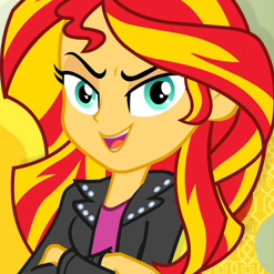 Hi,There i'm Sunset shimmer,was a student of @mlp_Celestia. Lets be friends! ((RP Heavy))