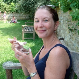 Loves cats, the saxamophone, and the idea of going to the gym regularly.  Oh, and wine.