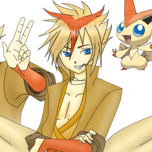 #Male | Trainer: None | Human Father: @GalaxiaWielder | Sister: @OceanPrincessM | PokeParents: Mico and Vex.