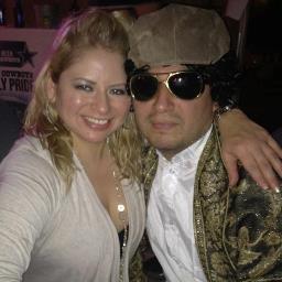 Me and my Cuz, @clrchapa. Halloween 2011. Bringing sex-c back!