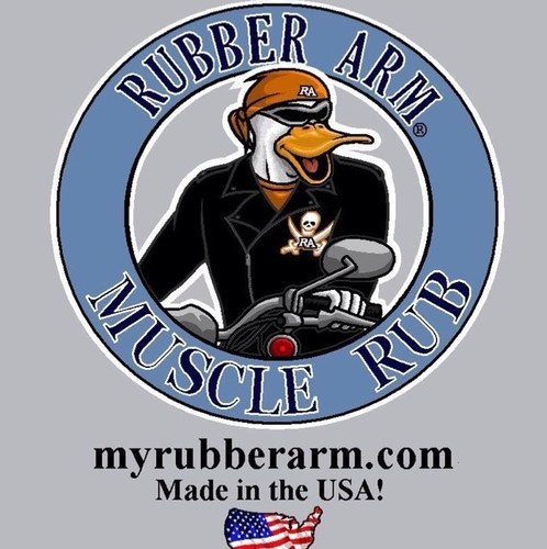 Rubber Arm Muscle Rub is a pain relieving muscle rub for artritis, back pain, muscle strains and sprains, cramps , and bruises. https://t.co/JlXRiFn3zN