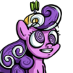 Hello! I'm Screwball! My daddy is @ChaosAndMilk, and my sister is Screwloose! [MV ponies!]