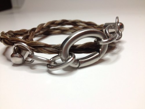 Who needs diamonds! A horse hair bracelet is a cowgirl's best friend!