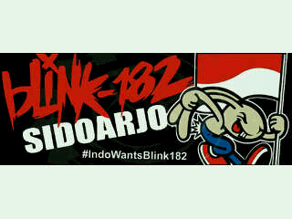 This is @Blink182 Indonesian fan base of @Blink182_INA regional Sidoarjo #IndoWantsBlink182