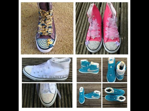 I make everything in life sparkle! Shoes, phone covers, glasses and more! You name it, I'll sparkle it!