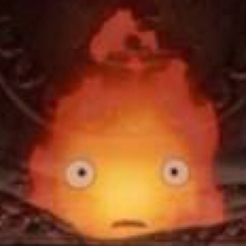 おいらがハウルだって？ちがうね。おいらは、火の悪魔、カルシファーっていうんだ。