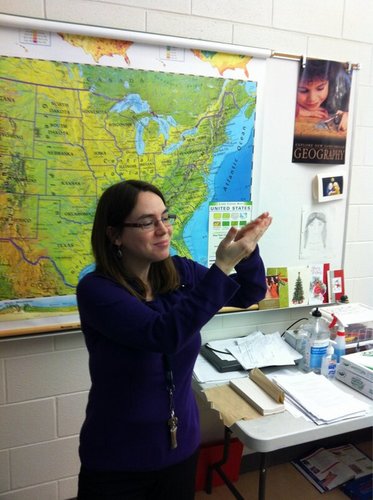 I touch the future... I teach!!! It's all about the history of the good old U.S.A. :)  Make it rain everyday... be all you can be...and always prowl with pride!
