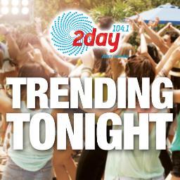 10:30pm-1am on @2DayFM, hosted by @nicwkelly, playing the freshest hits trending right now! Trend tunes #NowPlaying - we play them in sync with Sydney!