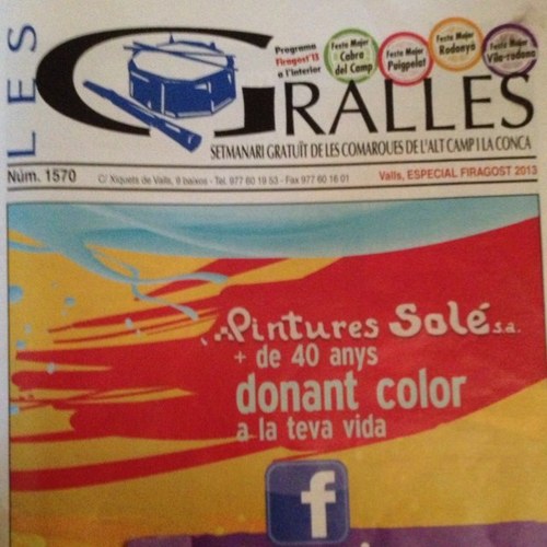 lesgralles's profile picture. Setmanari gratuït de l'Alt Camp i la Conca. Cada divendres, a casa teva!