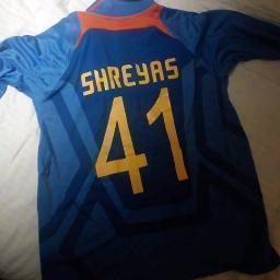shreyas iyer t shirt number