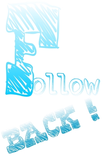 Follow back, et unfollow back.