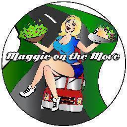 Maggie on the Move is a food truck in the Tampa Bay area offering healthy mediterranean fusion