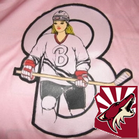 Ken and I love the Arizona Coyotes!