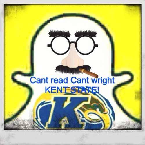 *In no way affiliated with kent state or snap chat* KSU snaps Send it ill post it! Snap chat name is: ksusnaps 
FIRST AND ONLY KSU SNAP CHAT PROFILE!!!!!