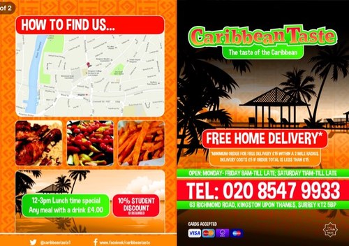 63 Richmond Road, Kingston Upon Thames, Surrey, KT2 5BP 0208 547 9933 Monday-Saturday