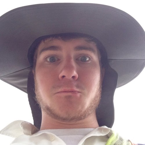 The name is skroat leduff. 
Monofiliment guy. 
Unofficially sponsored by basspro shops. 
And a pyrotechnical genius. 
Daily redneck knowledge.