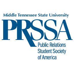 Public Relations Student Society of America Middle Tennessee State University Chapter prssa@mtmail.mtsu.edu