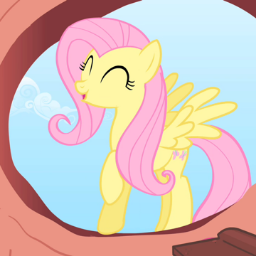 I am Fluttershy, before a sensitive, shy and whenever I cheer, It is only a gossip. But now I am not a Sensitive and a shy one. I have the Element of Kindness.