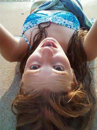 Always up to something crazy's got nothing on her, she aint right