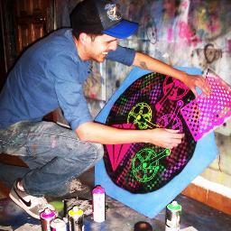 Stencil, grafitti & live vjing