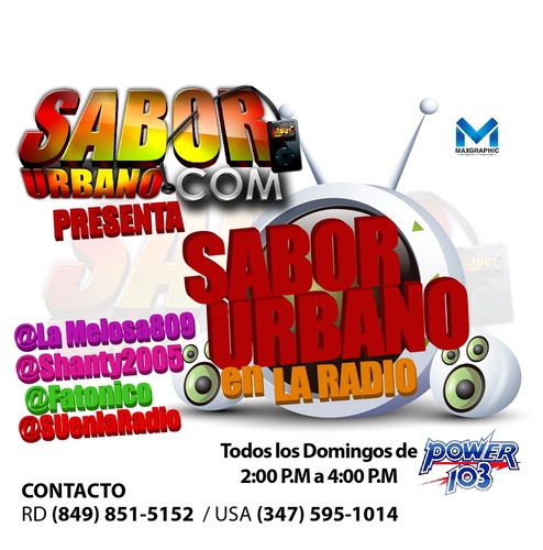 Lo Que La Jente Esperaba Ya Esta Listo #SaborUrbanoEnLaRadio Um Programa Que Te Tendra Actalisado Domingos De 2:pm A 4:pm Visita La Wem http://t.co/Nu6WmWxnv0