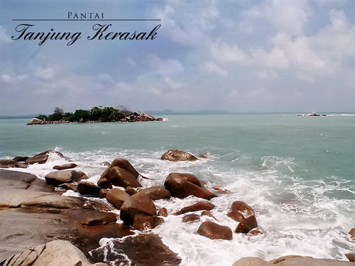 Pantai indah Bangka Selatan yang berada didaerah selatan bangka Pasir Putih, Tanjung Kerasak dan berbagi Motivasi ..