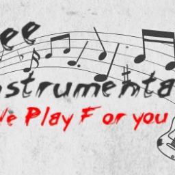 We aren't singers but we play the instruments Contact us freeinstrumental@yahoo.com