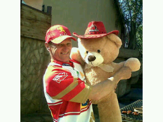 Myself and old Ted here,will always be proud Lions supporters.